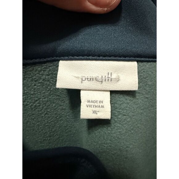 Pure J. Jill Fleece-Lined Boucle Cardigan Sweater Jacket Teddy Long Oversized XL - Picture 15 of 15